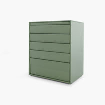Armoire de classement basse / en bois /...