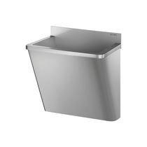 Vasque suspendue / en acier inoxydable /...