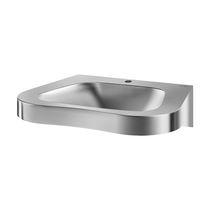Vasque suspendue / en acier inoxydable /...
