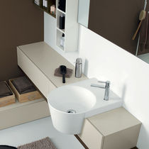 Meuble vasque suspendu / en bois / contemporain...