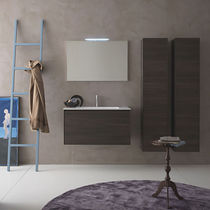Meuble vasque suspendu / en bois / contemporain...