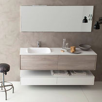 Meuble vasque suspendu / en HPL / contemporain...