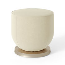 Pouf contemporain / en velours / rond /...