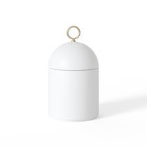 Boîte de rangement en céramique / avec couvercle