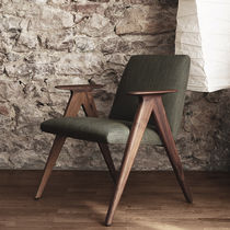 Fauteuil contemporain / en tissu / en cuir...