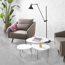 Table gigogne contemporaine / en noyer /...