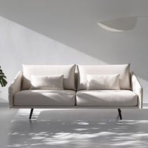 Canapé modulable / contemporain / gris /...