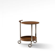 Table d'appoint contemporaine / en noyer...