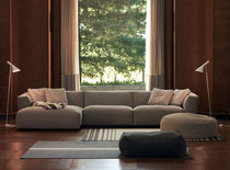 Canapé modulable / contemporain / noir /...
