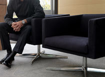 Fauteuil contemporain / en tissu / pivotant...