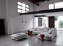 Canapé d'angle / contemporain / en coton...