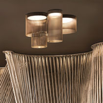 Plafonnier contemporain / rond / en verre...