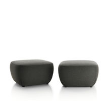 Pouf contemporain / en tissu / rectangulaire...