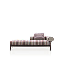 Méridienne contemporaine / en tissu / en...
