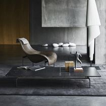 Table basse contemporaine / en cuir / en...