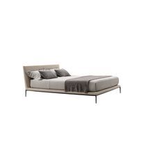 Lit double / contemporain / avec tête de...