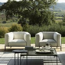 Fauteuil contemporain / en tissu / en aluminium...