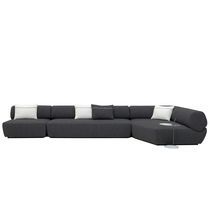 Canapé modulable / contemporain / rouge...