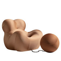 Fauteuil contemporain / en tissu / en PVC...