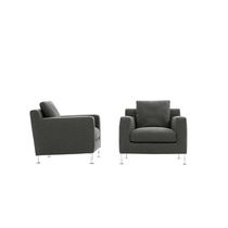 Fauteuil contemporain / en tissu / en cuir...