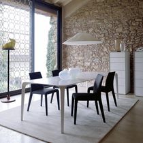Chaise contemporaine / en cuir / en tissu...