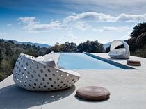 Canapé rond / contemporain / de jardin /...