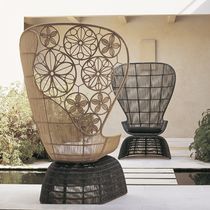 Fauteuil design original / en tissu / aluminium...