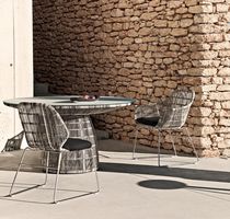 Chaise contemporaine / en tissu / en polyéthylène...