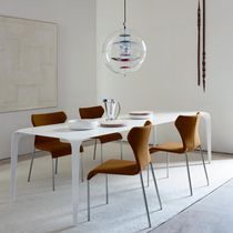 Chaise contemporaine / en cuir / en tissu...