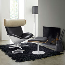 Fauteuil design scandinave / en cuir / en...