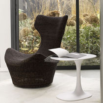 Fauteuil contemporain / en fibre d'abaca...