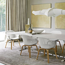 Chaise contemporaine / en cuir / en tissu...
