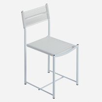 Chaise contemporaine / en acier / en PVC