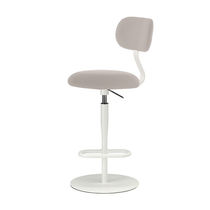 Chaise de bar contemporaine / tapissée /...