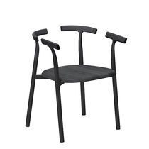 Chaise contemporaine / avec accoudoirs /...