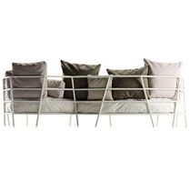 Canapé contemporain / de jardin / en tissu...