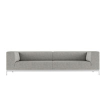 Canapé de jardin / contemporain / gris /...