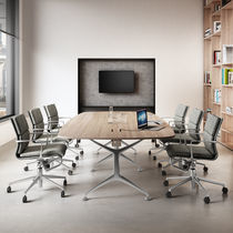 Table de réunion contemporaine / en MDF...