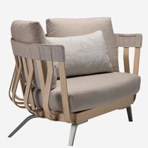 Fauteuil contemporain / en tissu / en cuir...