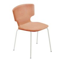 Chaise contemporaine / tapissée / avec accoudoirs...