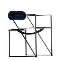 Chaise contemporaine / avec accoudoirs /...