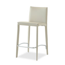Chaise de bar contemporaine / en cuir /...