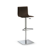 Chaise de bar contemporaine / tapissée /...