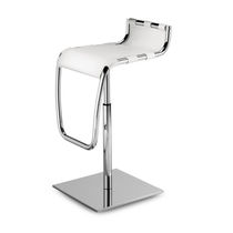 Tabouret de bar contemporain / en cuir /...