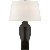 Lampe de table / classique / blanche / noire