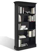 Bibliothèque classique / en acajou / noire