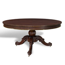 Table à manger de style / en acajou / avec...
