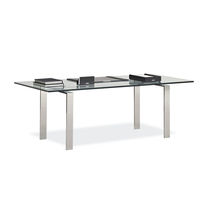 Bureau contemporain / en acier inoxydable...