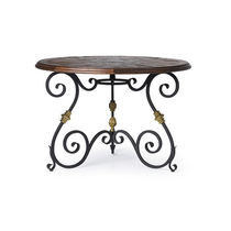 Table d'appoint classique / en acacia /...