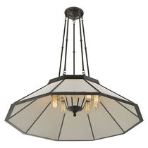 Suspension / en bronze / en verre / classique